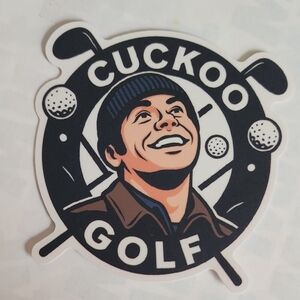Cuckoo Golf Sticker